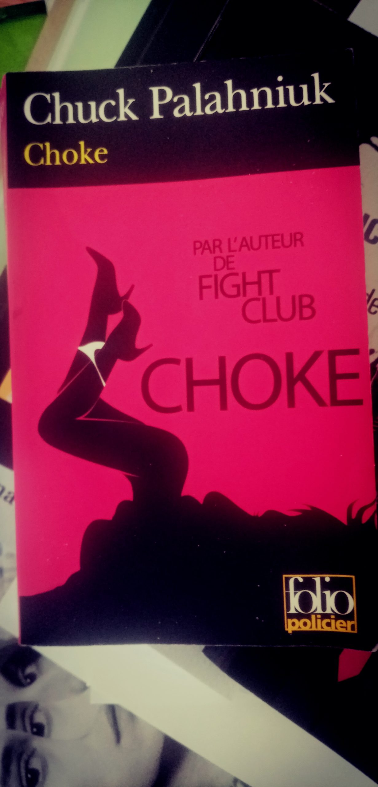 CHUCK PALAHNIUK, Choke (Folio Policier) - LITZIC